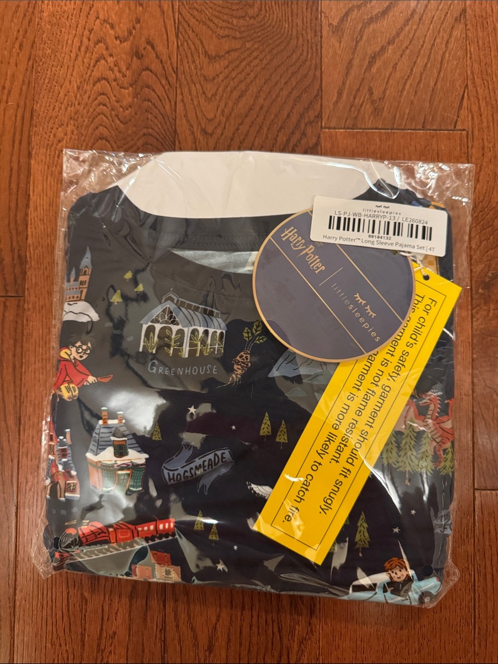 NWT Little Sleepies Harry Potter Print Kids Pajama Set